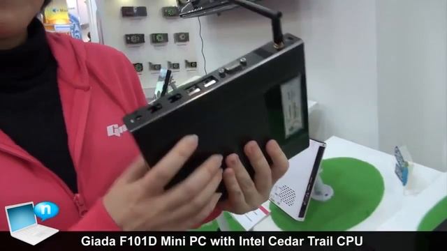 Giada F101D Mini PC With Intel Cedar Trail CPU