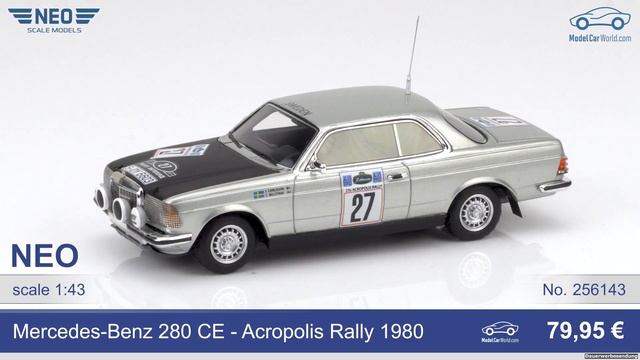 NEO - 1:43 Just Arrived Mercedes C123 Rallye & Ford Sierra XR4Ti Racing