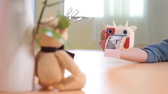 1080P Kids Instant Print Camera Toy Children Cartoon Selfie Digital Camera With Print Paper Gift