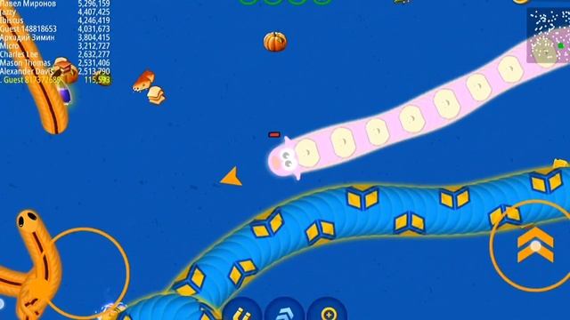 Worms Zone Magic Trap - Fight Big Snake With Magic - Snake Games