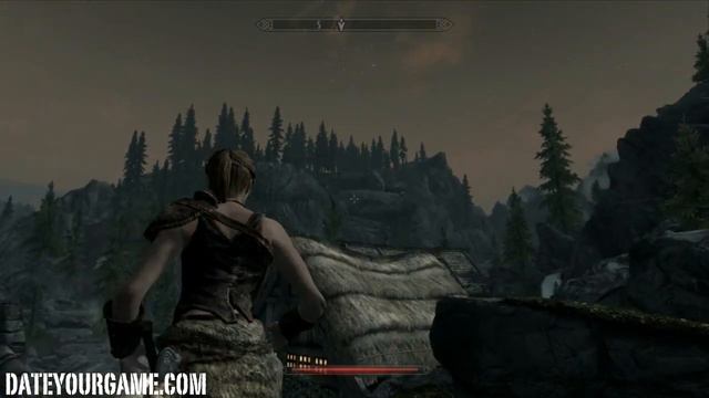 The Elder Scrolls V: Skyrim Gameplay 6 Kill The Leader Of Dragon Bridge Overlook