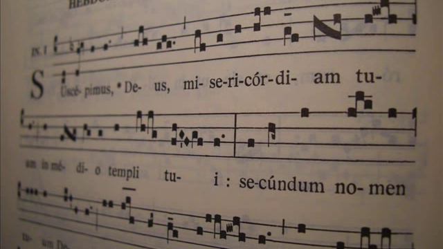 Antifona Gregoriana SUSCEPIMUS DEUS, Schola Gregoriana Mediolanensis, Direttore Giovanni Vianini, M