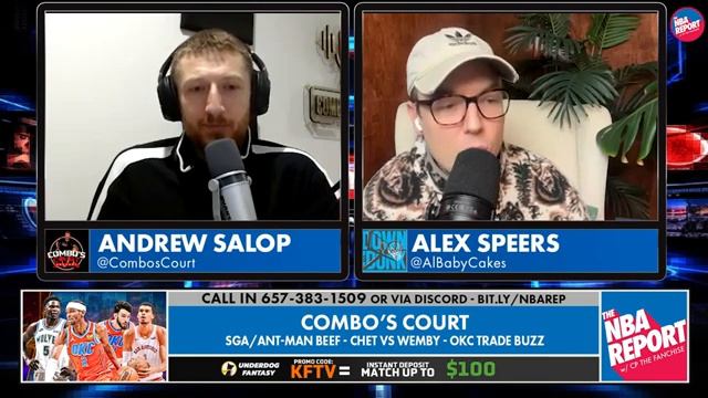 SGA & Ant Man Beef?, Wemby Vs.Chet, And More! W/ Alex Speers | Combo's Court