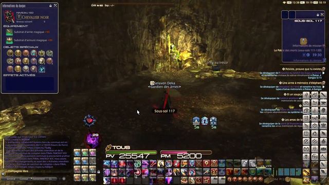 FINAL FANTASY XIV Palais Des Mort étages 111 120 En Chevalier Noir