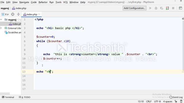 Lecture 18 (PHP Intro Demo)