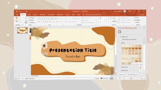 Cara Membuat PPT Aesthetic Easy & Free Template! ? | AESTHETIC POWERPOINT