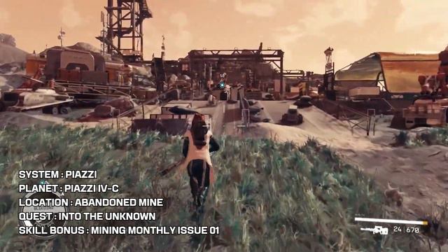 Starfield Items Location for Skill Bonus MINING MONTHLY ISSUE 01