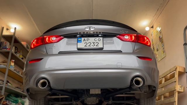 Infiniti Q50 3.7 Muffler Delete