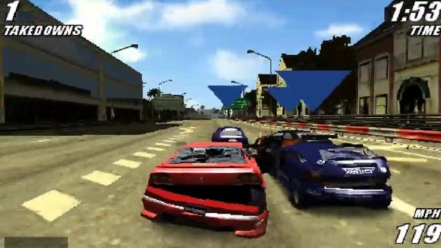 Burnout Legends PSP Gameplay
