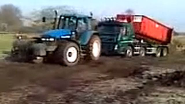 Vastgereden Met Volvo Fm 13 440