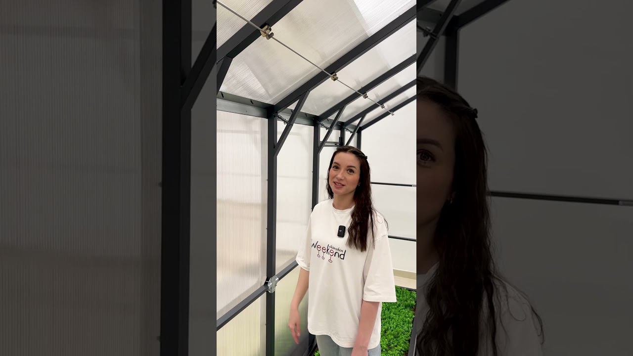 Теплица Домик из трубы 40х40 с сотовым поликарбонатом #shorts #топ #greenhouse #теплица #заводтеплиц