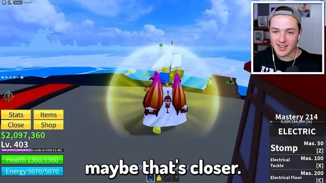 I Survived 100 DAYS In BLOX FRUITS (roblox)