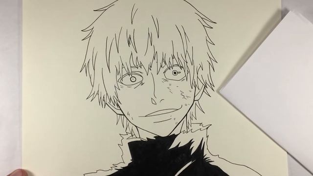 FAN FAVOR FRIDAY Drawing Ken Kaneki White Hair | Tokyo Ghoul | Autodesk Sketchbook | Mahnster Art