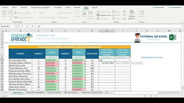 ?? FUNCION SI, FUNCION SI Y, FUNCION SI O: Funciones Lógicas De EXCEL Con Varias Condiciones ?