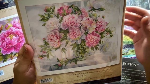 Вдохновилась летом. Покупки июль 2021. Вышивка крестом