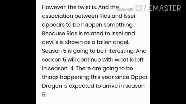 Highschool DxD Season 5 Release Date Confirmed