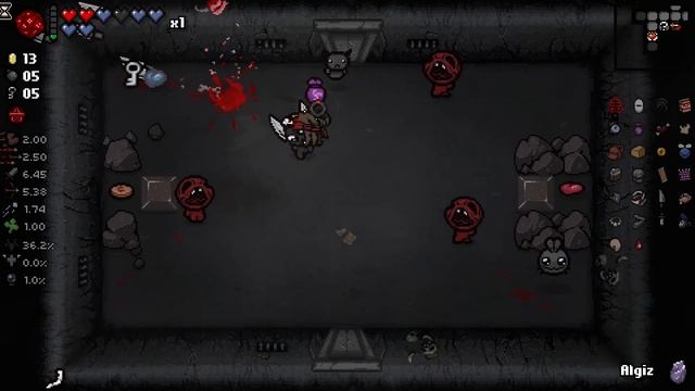 SOYMILK + MOM'S KNIFE + BRIMSTONE  - 34  Character Streak (13/34) - The Binding Of Isaac: Repentanc