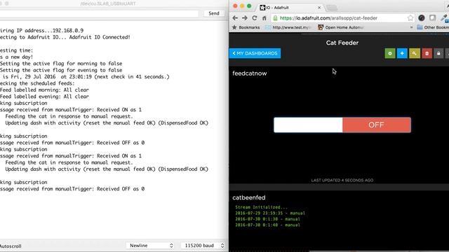 Cat Feeder Code And Dash