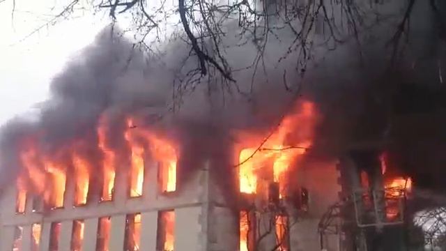 Пожар в Кизлярской центральной мечети(3)