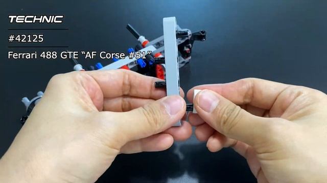 LEGO TECHNIC Ferrari 488 GTE “AF Corse #51” #42125 SPEED BUILD [1/2]