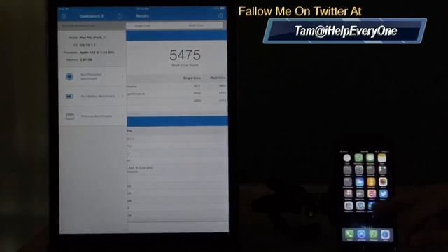 New IPad Pro 12.9 Inch Speed Test + GeekBench 4 A+ Great Results  {2017}