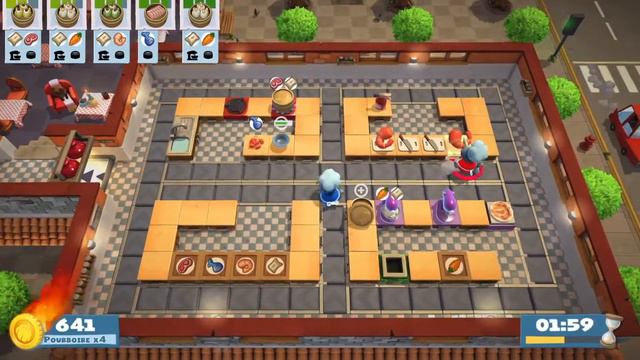 [Overcooked! 2] - Kevin 6 - 2 Players - Score: 1513 (Former 3rd World Record)