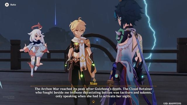 Xianyun And Xiao Talk About The Archon War And Guizhong (Xianyun Story Quest) | Genshin Impact