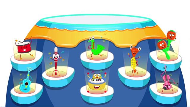 Musical Instruments Sounds for Kids  DRUMS  MusicMakers - From Baby Teacher