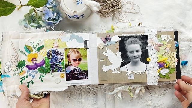 Обзор деревенского альбома от Юли Чернобережской - СП Дачное настроение