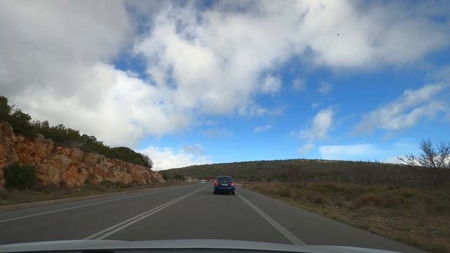 Driving Greece: EO39 Sparta (Mystras) - Tripoli - 4k Scenic Drive Through Inland Peloponnese