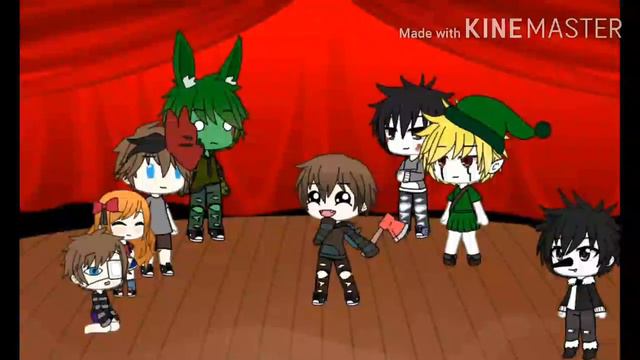Песенный батл  Creppypasta vs Afton family gacha life