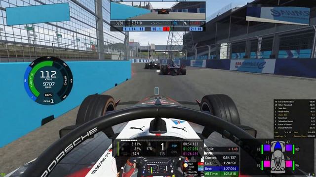 RFactor 2 : Formula E Gen3 . London E-Prix . Felix Da Costa . Porsche
