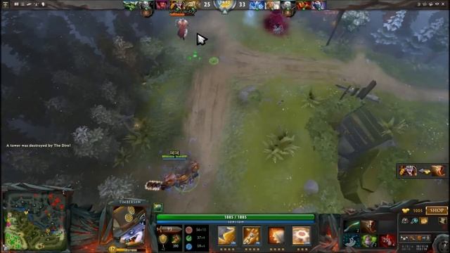 430 Dota2 - Timbersaw 1v9 Not A Problem At All