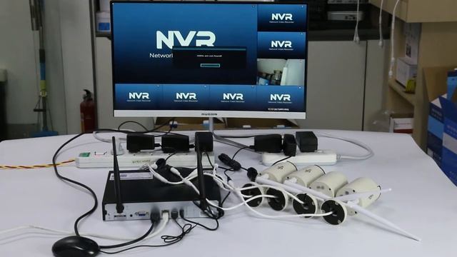 Hiseeu 8CH Wireless CCTV System 1536P 1080P NVR Wifi Outdoor