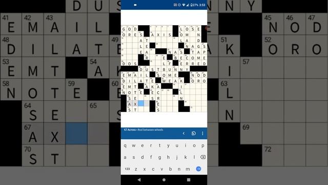 Solving The USA Today Crossword ★ 11/25/2021 (Thanksgiving Thursday Puzzle) ★ 