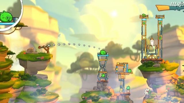 All Birds In Angry Birds(slingshot Games)gameplay