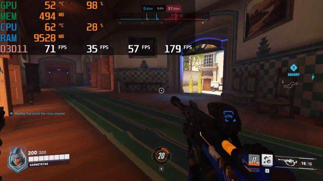 OVERWATCH 2 (low Settings - 1080p) - Radeon RX Vega 7 Graphics + AMD R5 5600g