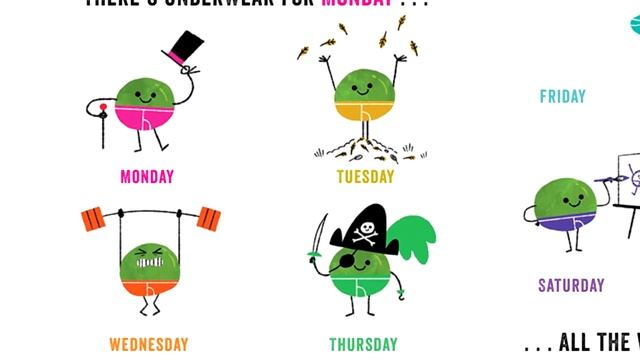 VEGETABLES IN UNDERWEAR ?? FUNNY Underwear Story Book Follow Along Reading Book Fun Stories And Pla