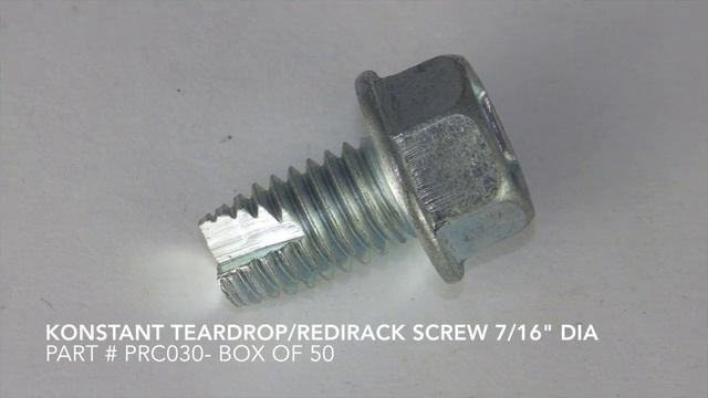 Konstant Teardrop   Redirack Screw 7 16 Dia