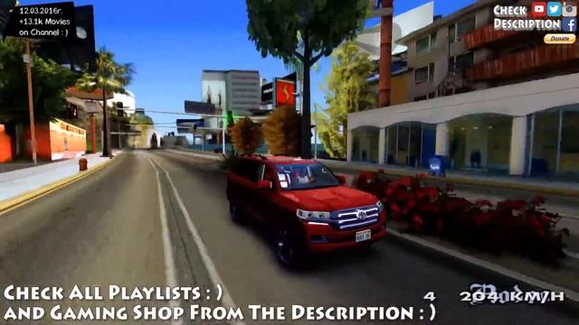 GTA San Andreas - 2016 Toyota Land Cruiser 200 V2 EnRoMovies _REVIEW