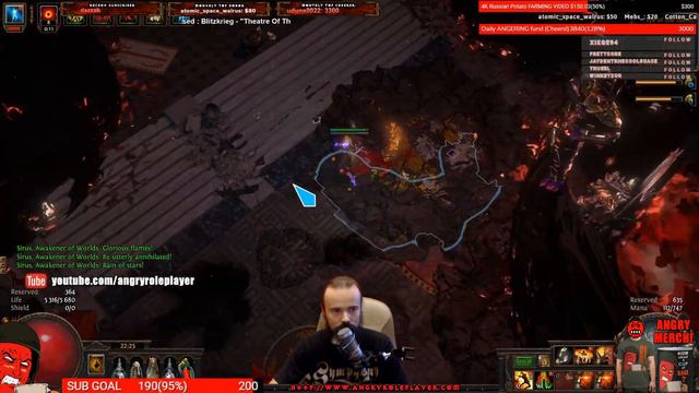 [PATH OF EXILE] EARTHSHATTER JUGGERNAUT Build Vs. SIRUS A8