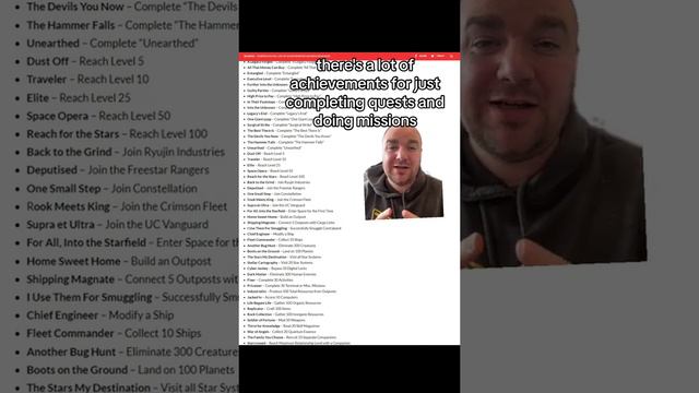 Starfield Achievements Revealed! #gaming #bethesda #starfield #rpg  #bethesdagamestudios