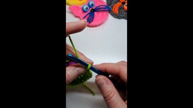How To Crochet A Googly Eyed Cat #crochet #crocheting