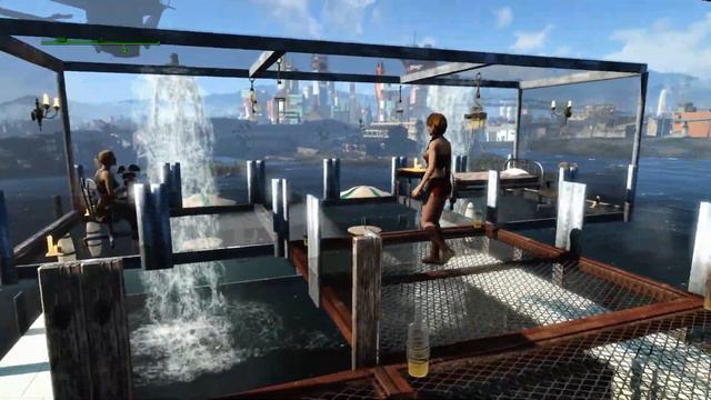 Fallout 4 (Heavy) Осмотр поселения Нордхаген Бич