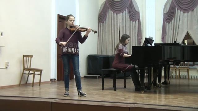 Charles Bériot Violin Concert #7 Part 1 Шарль Берио концерт №7 часть 1 Алина Максимова