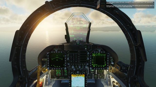 F/A - 18 C Hornet | Instrument Approach Airfield Landing |
