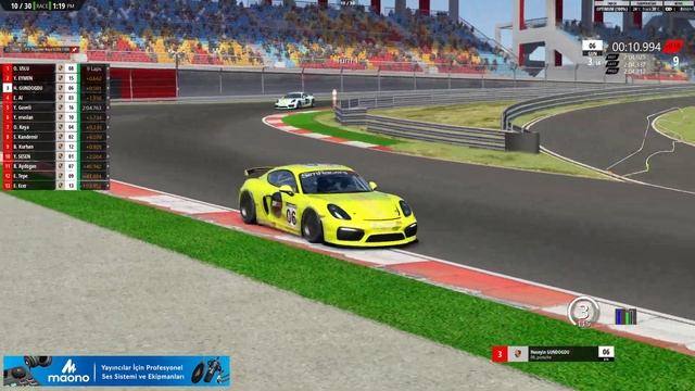 Assetto Corsa | Porsche Cayman GT4 | Akademi 16. Sezon 8. Yarış @İstanbul Park