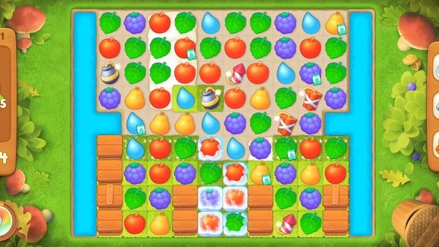 Gardenscapes - Level 1001 - Leaves Bag Introduction | Gnomes Hiding | Make 3 Matches To Remove