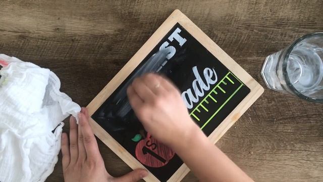 How to remove liquid chalk and clean a chalkboard
