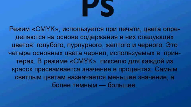 Цветовые режимы